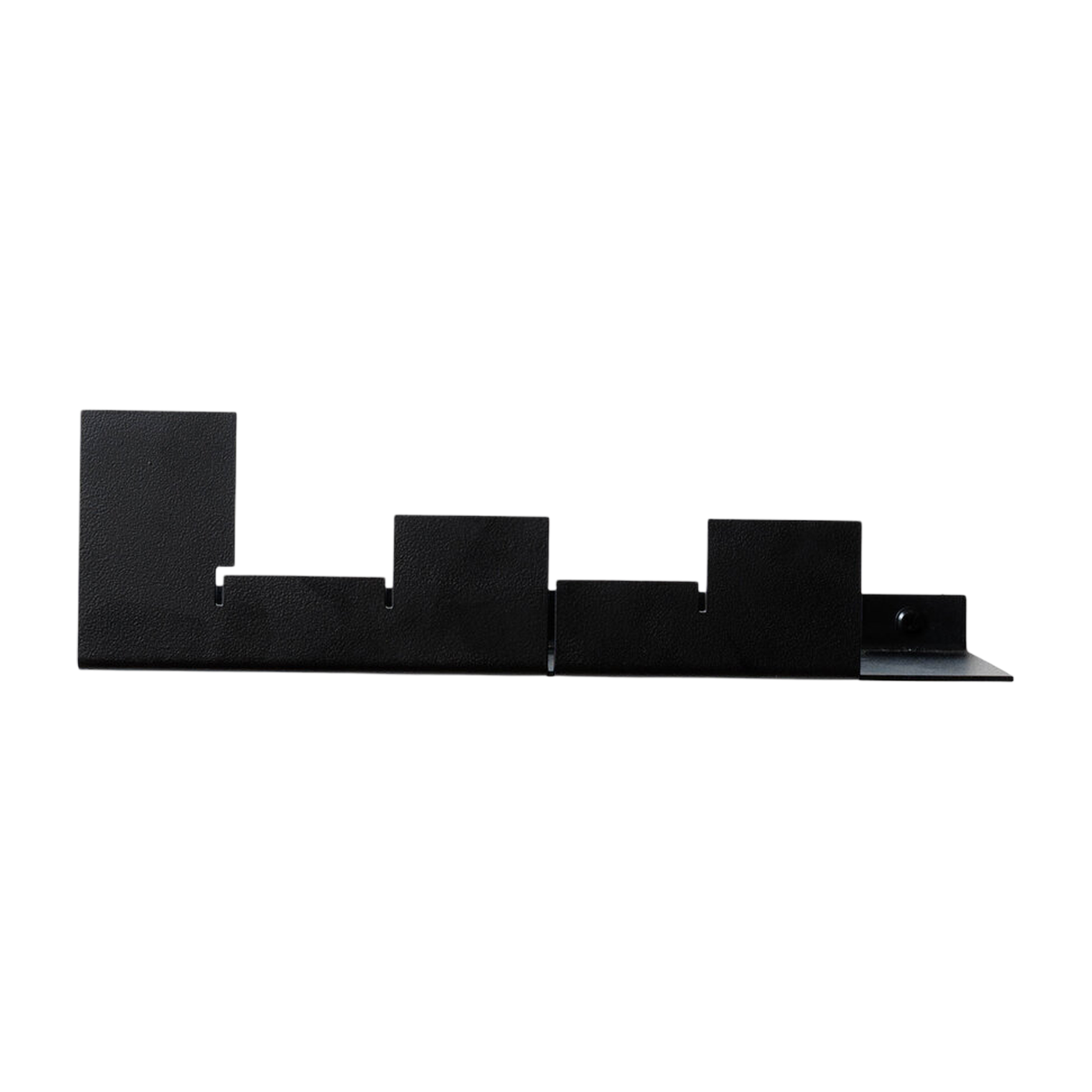 Wandregal aus schwarzem Stahl 31 x 2 x 9 cm City – Emko