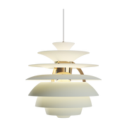 Suspension en laiton et vert PH SNOWBALL - Louis Poulsen