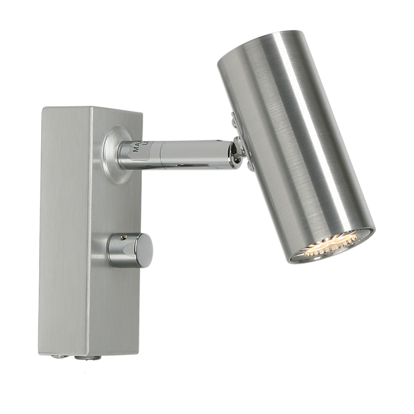 14. 9 cm Cato silver metal wall light - Belid
