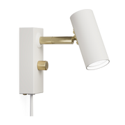 Applique murale en métal blanc et doré 14,9cm Cato - Belid