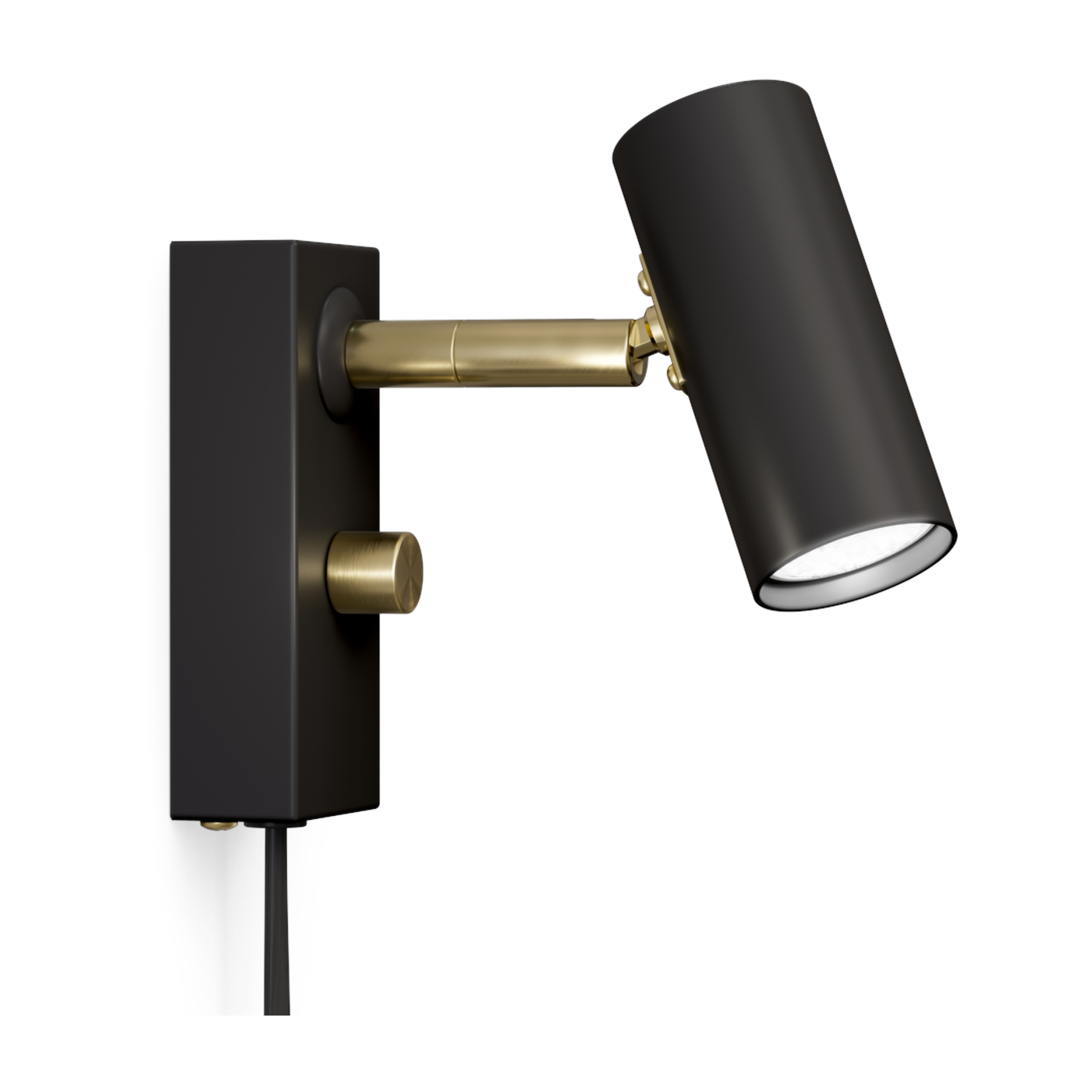 Black and gold metal wall light, 14. 9 cm Cato - Belid