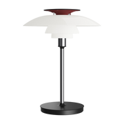 Lampe portable blanc opale et chromé brillant 30,5x23cm PH 80 - Louis Poulsen