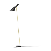AJ brass and black steel floor lamp - Louis Poulsen