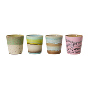 Colorful 70s ceramic coffee cups - HKliving