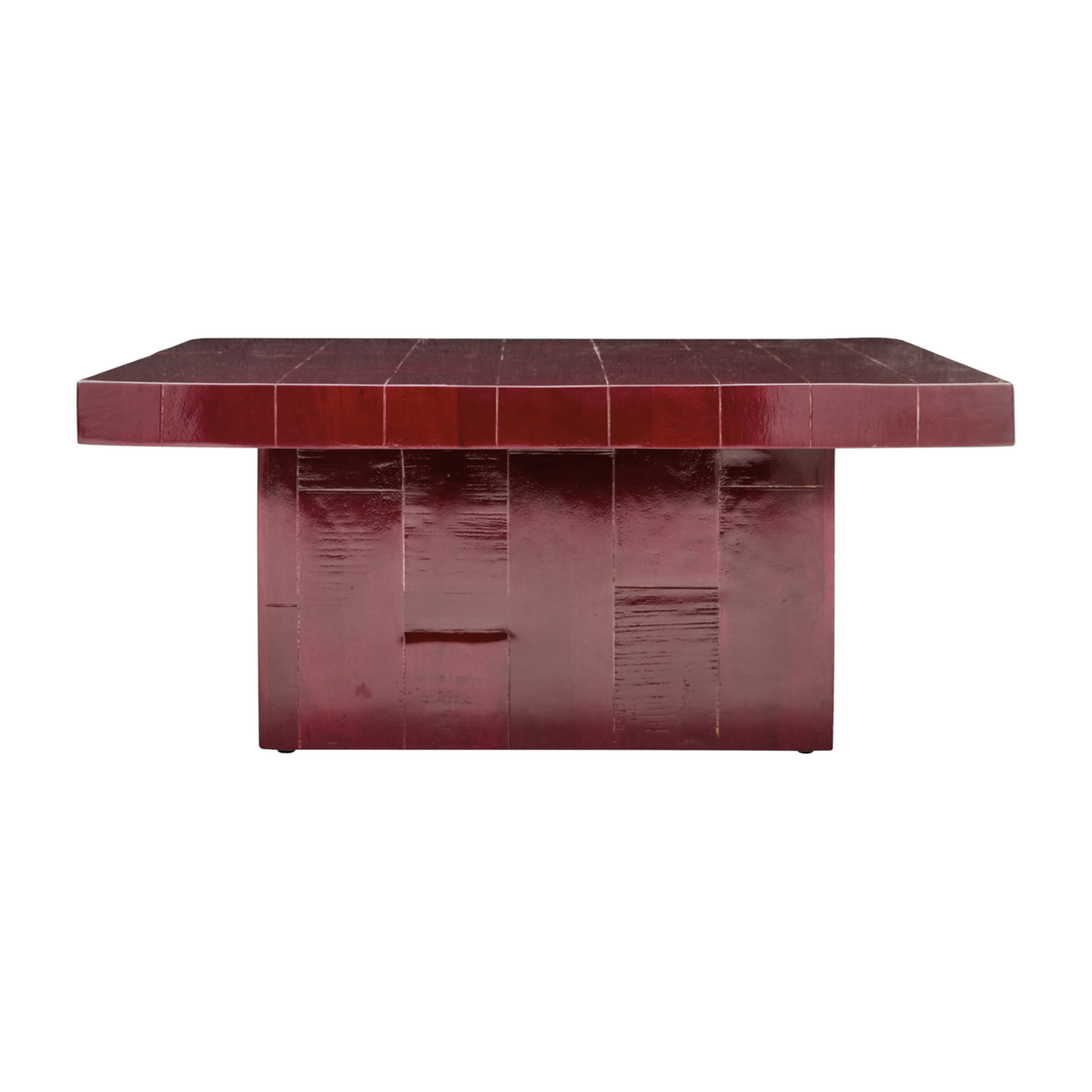 Couchtisch aus rotem Mangoholz „ brillant ” 100 x 44 cm Hdbrick – House Doctor