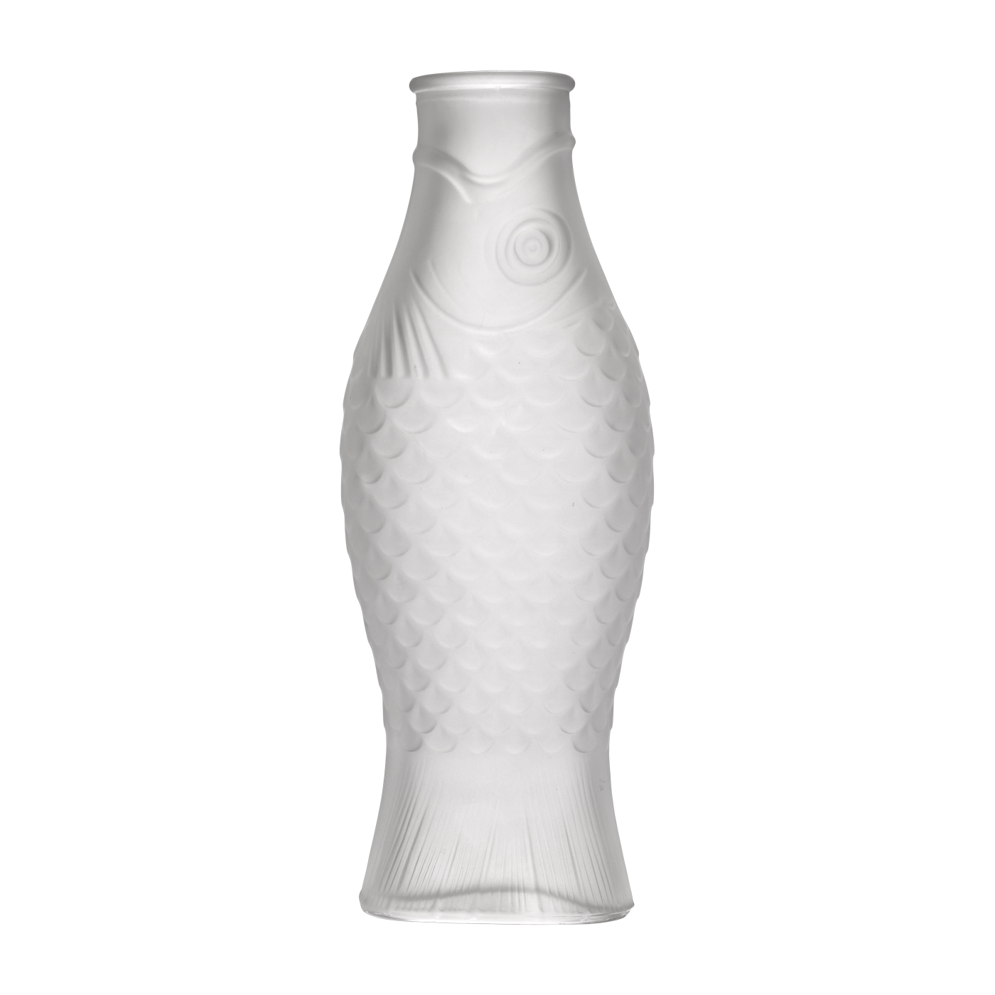 Fish&fish 85cl frosted clear glass carafe - Serax