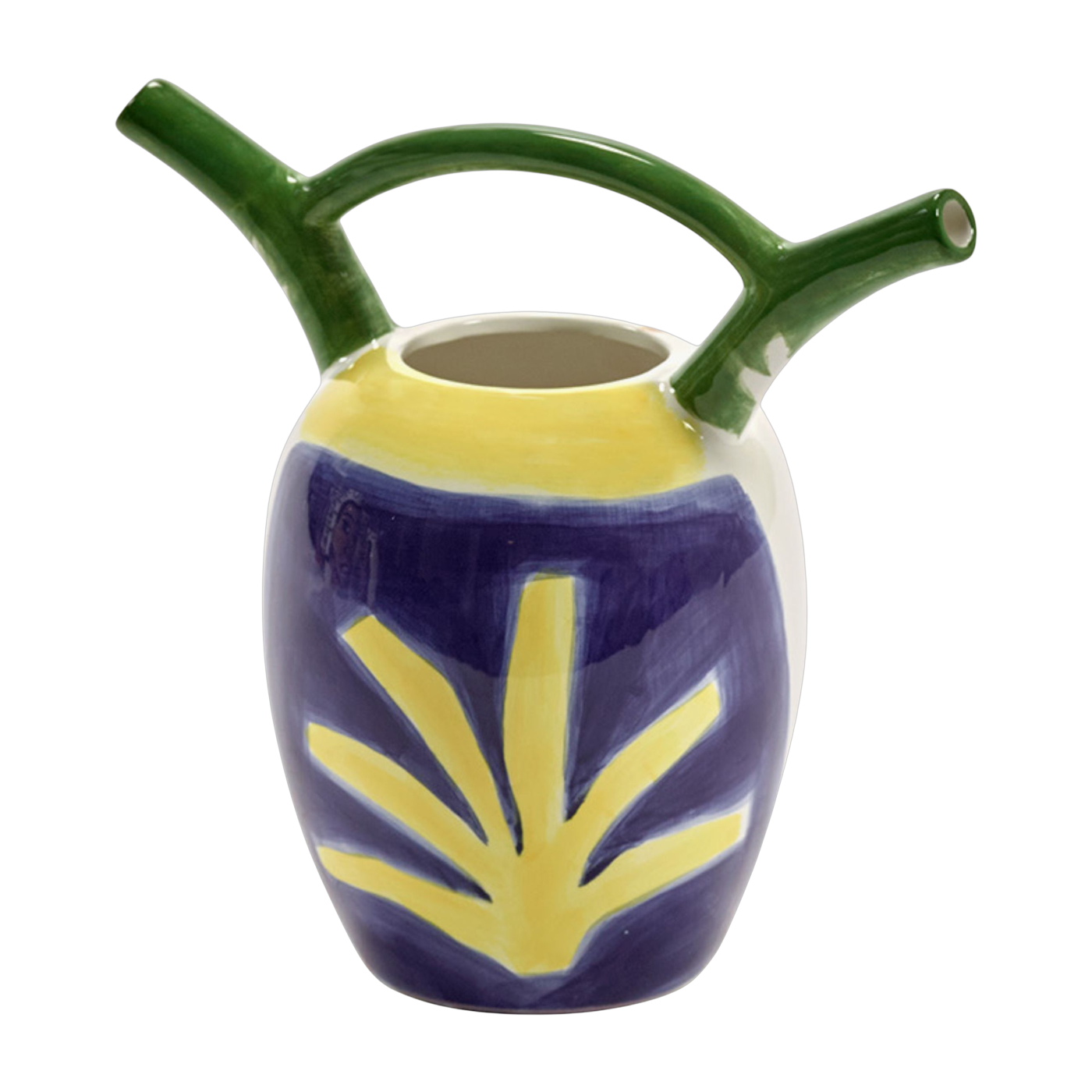 Vase aus farbigem Sandstein 21 x 12 x 20 cm Santiago de Borja – Serax
