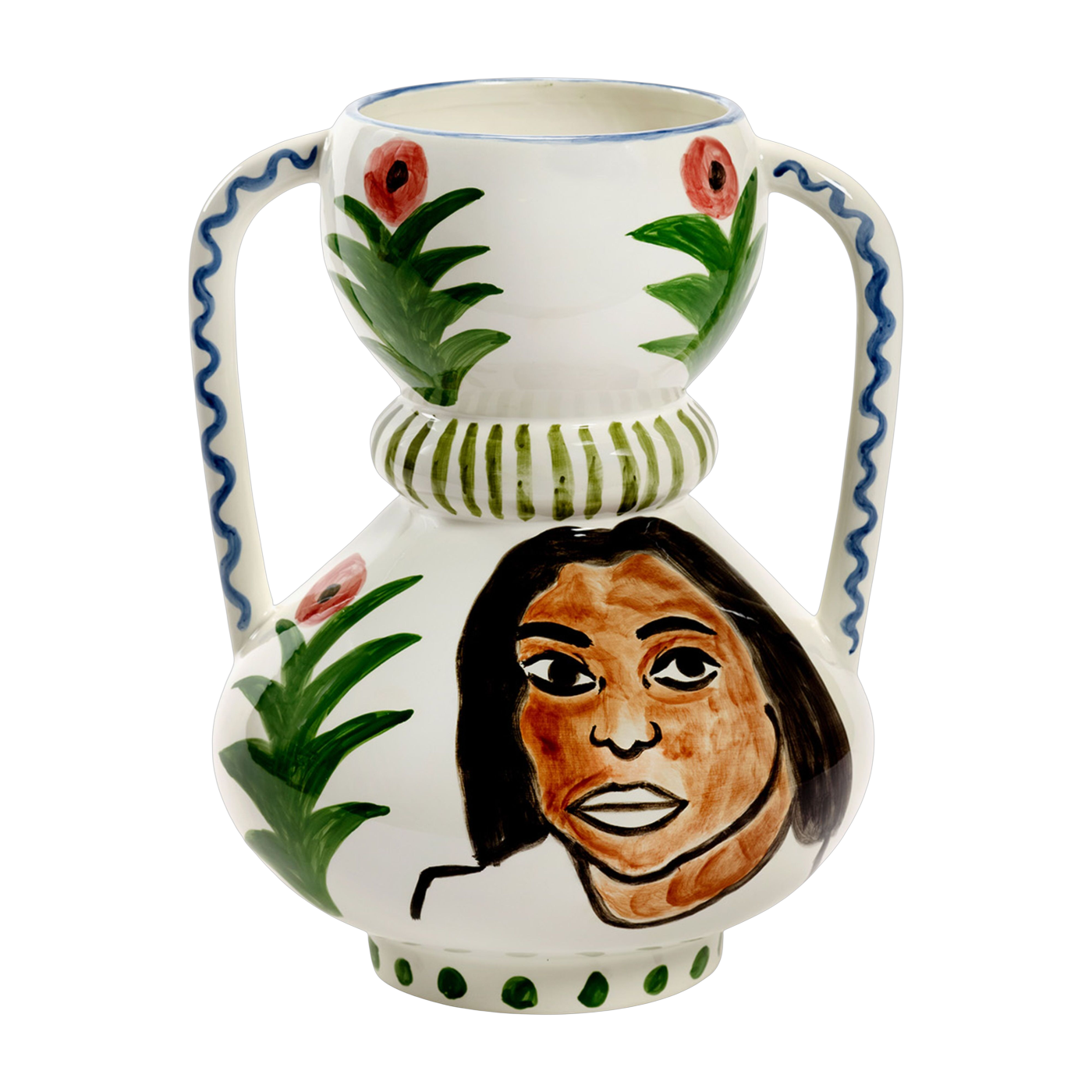 vase en céramique coloré 32x40cm Santiago de borja - Serax