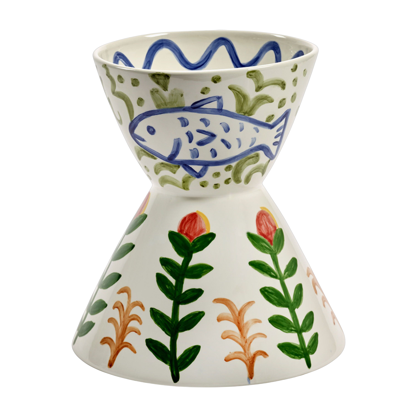 vase en céramique coloré 30x33cm Santiago de borja - Serax