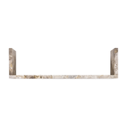 Beige wall shelf in marbre, 50x14cm - House Doctor