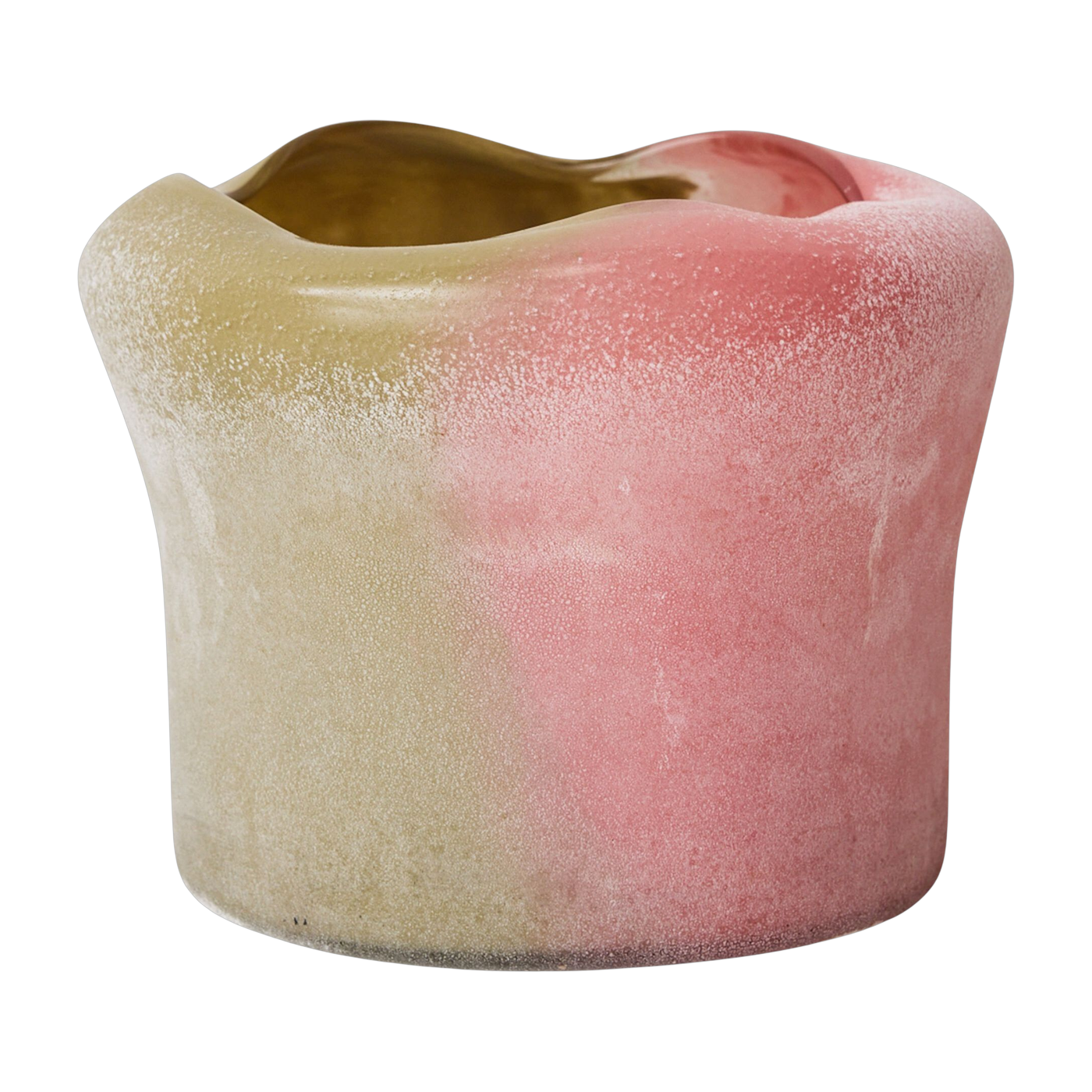 Vase in gres bicolore 25x22 cm - HKliving