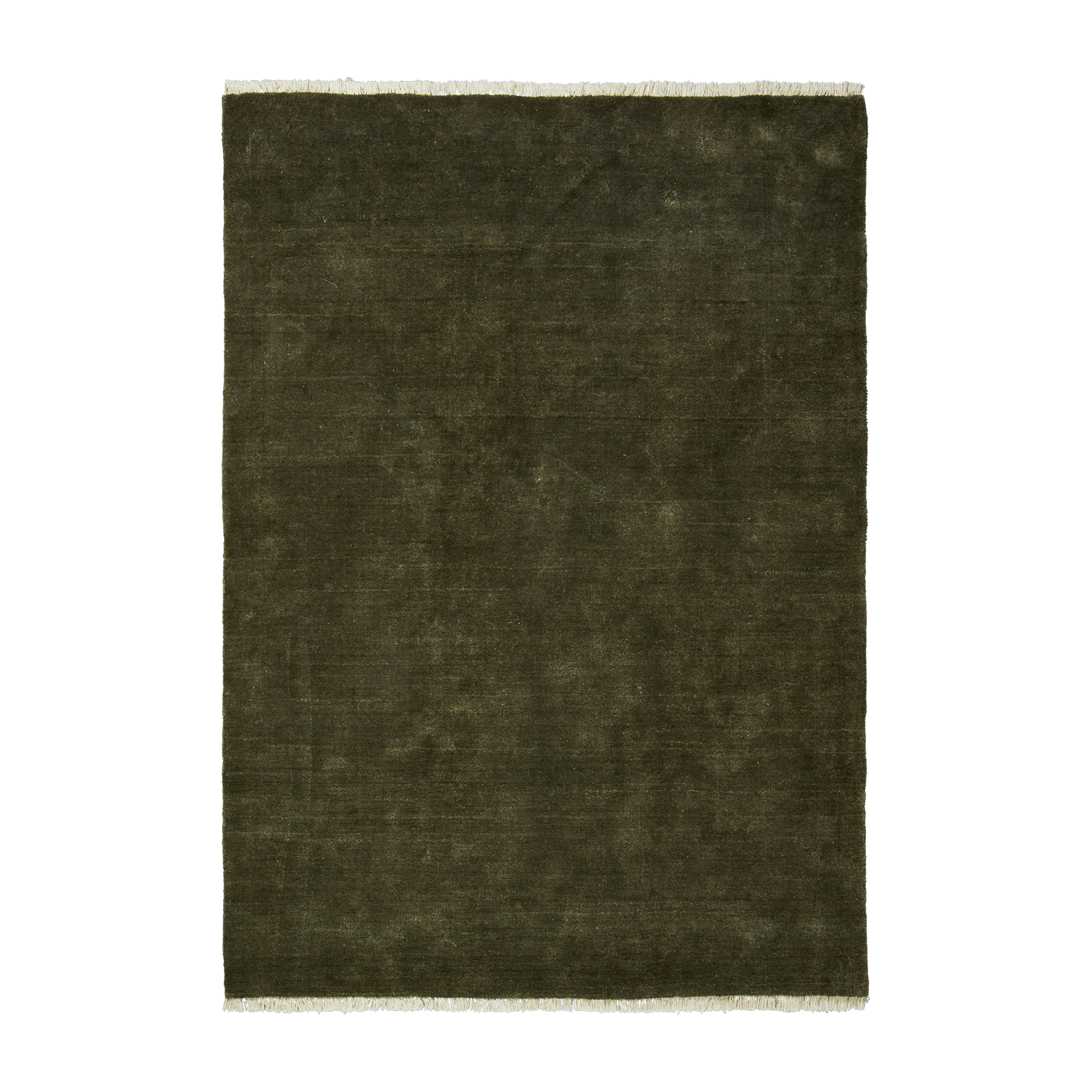 Teppich aus Jute und Baumwolle, grün, 140 x 200 cm – Ferm Living