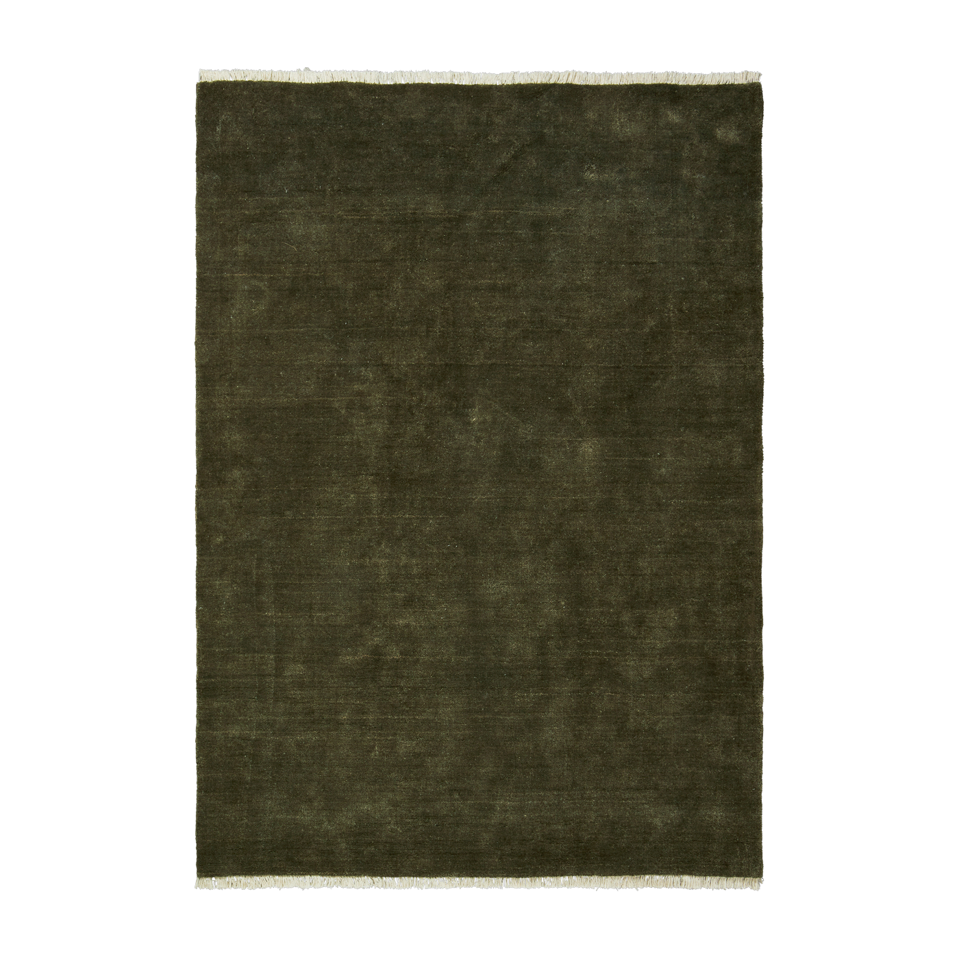 Teppich aus Jute und Baumwolle, grün, 170 x 200 cm – Ferm Living
