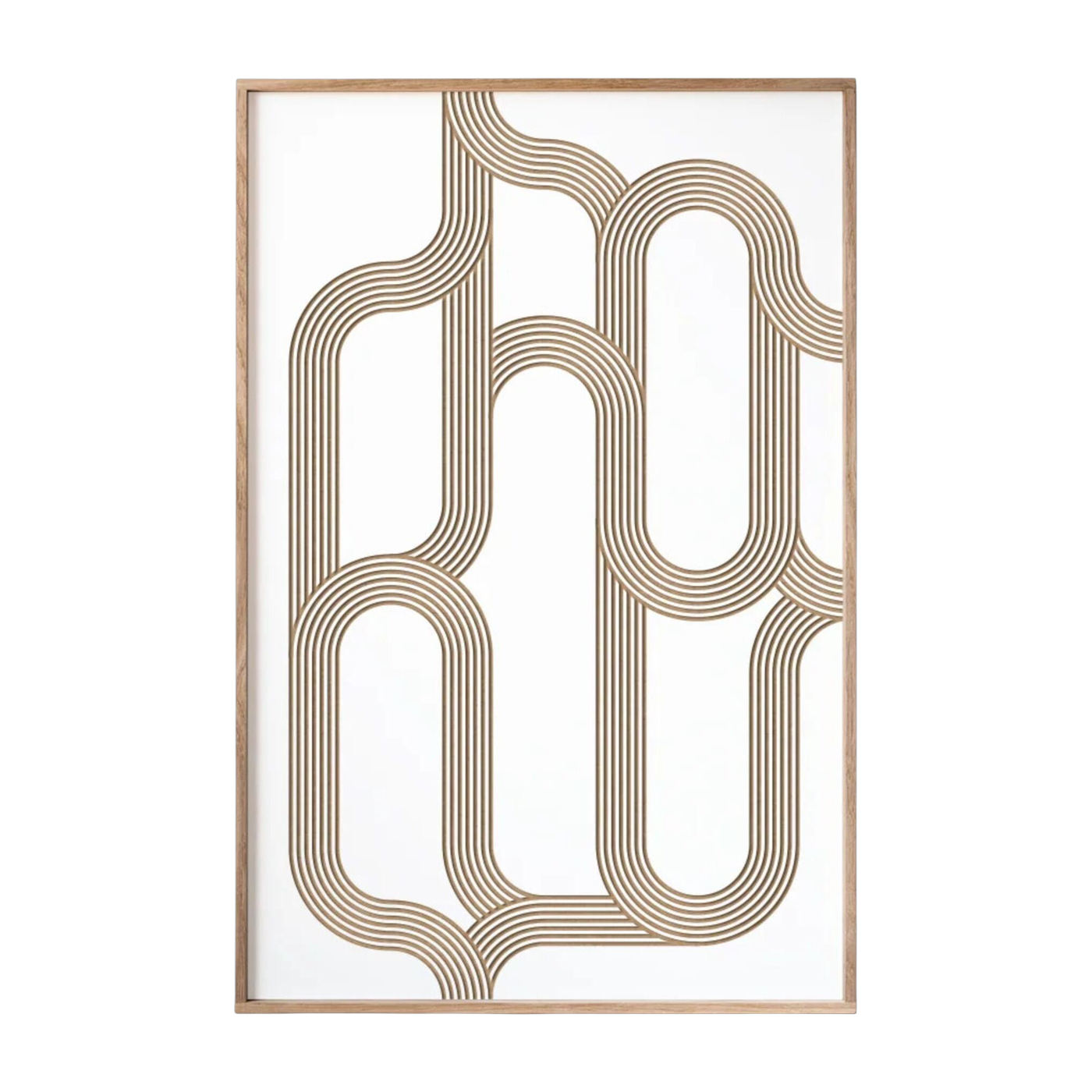Pizarra blanca con relieve 40 x 60 cm Helm - Kōje & Møhe