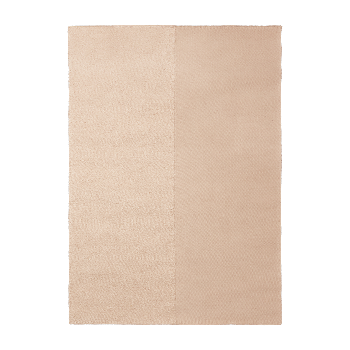 Beiger Teppich aus Wolle und Baumwolle 200 x 300 cm Kompliment – Ferm Living