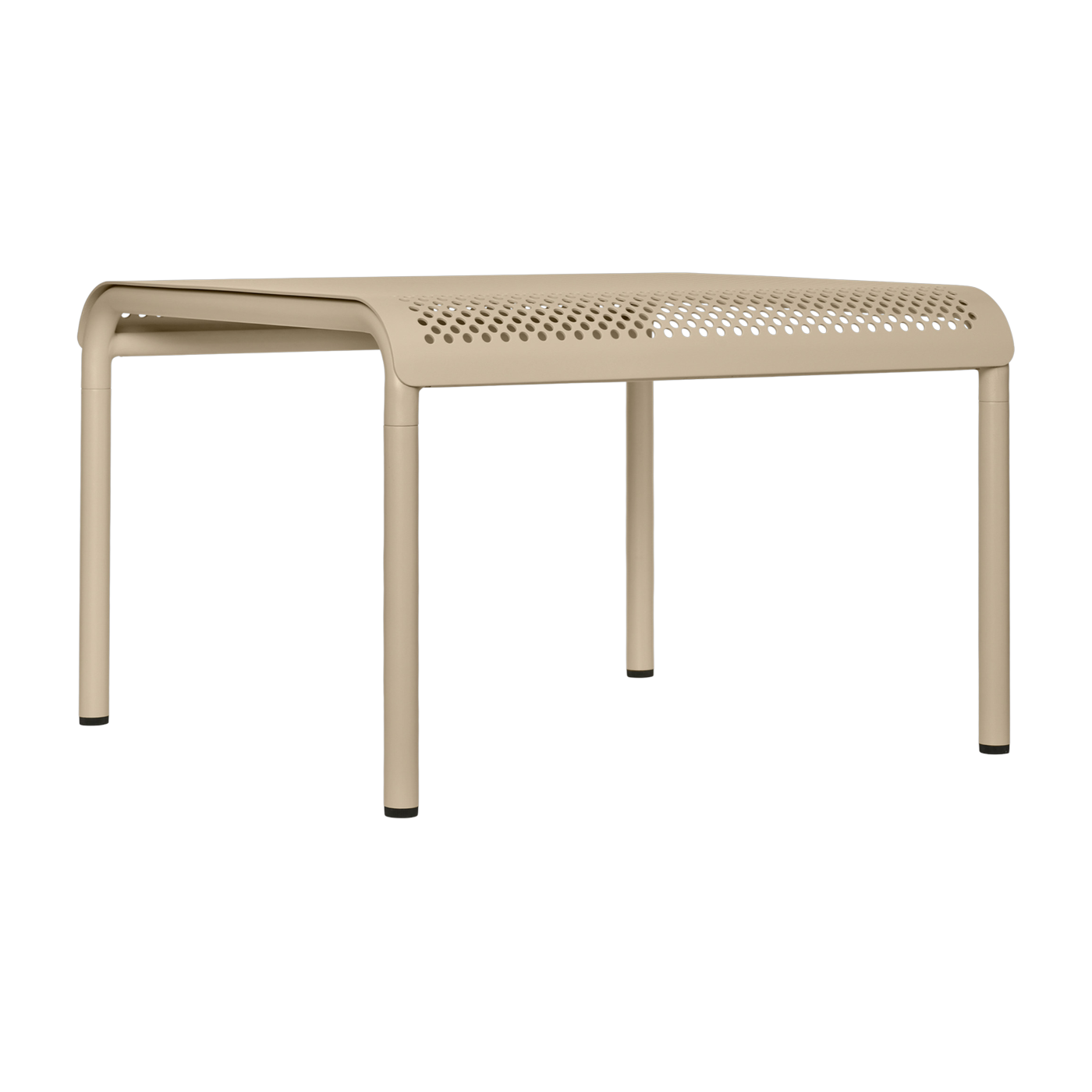 Beiger Gartentisch aus elektrolytisch verzinktem Stahl 57 x 38 cm Dapple – Ferm Living