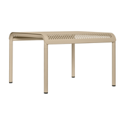 Beige electro-galvanized steel garden coffee table 57x38cm Dapple - Ferm Living