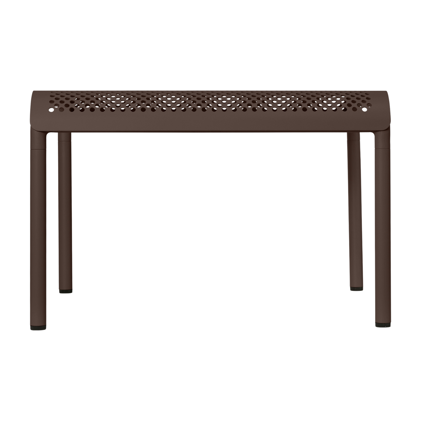 Brauner Couchtisch für den Garten aus elektrolytisch verzinktem Stahl 57 x 38 cm Dapple – Ferm Living