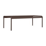 Brown electro-galvanized steel garden coffee table 114x38cm Dapple - Ferm Living