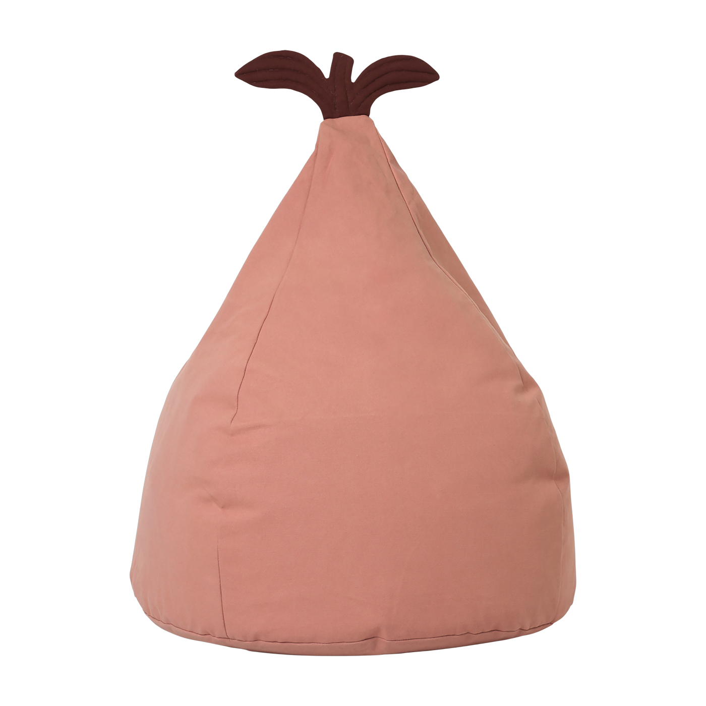 Puf pera de algodón orgánico rosa 55 x 85 cm Pear - Ferm Living