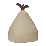 Beige-grüner Sitzsack aus Bio-Baumwolle, 55 x 85 cm Pear – Ferm Living
