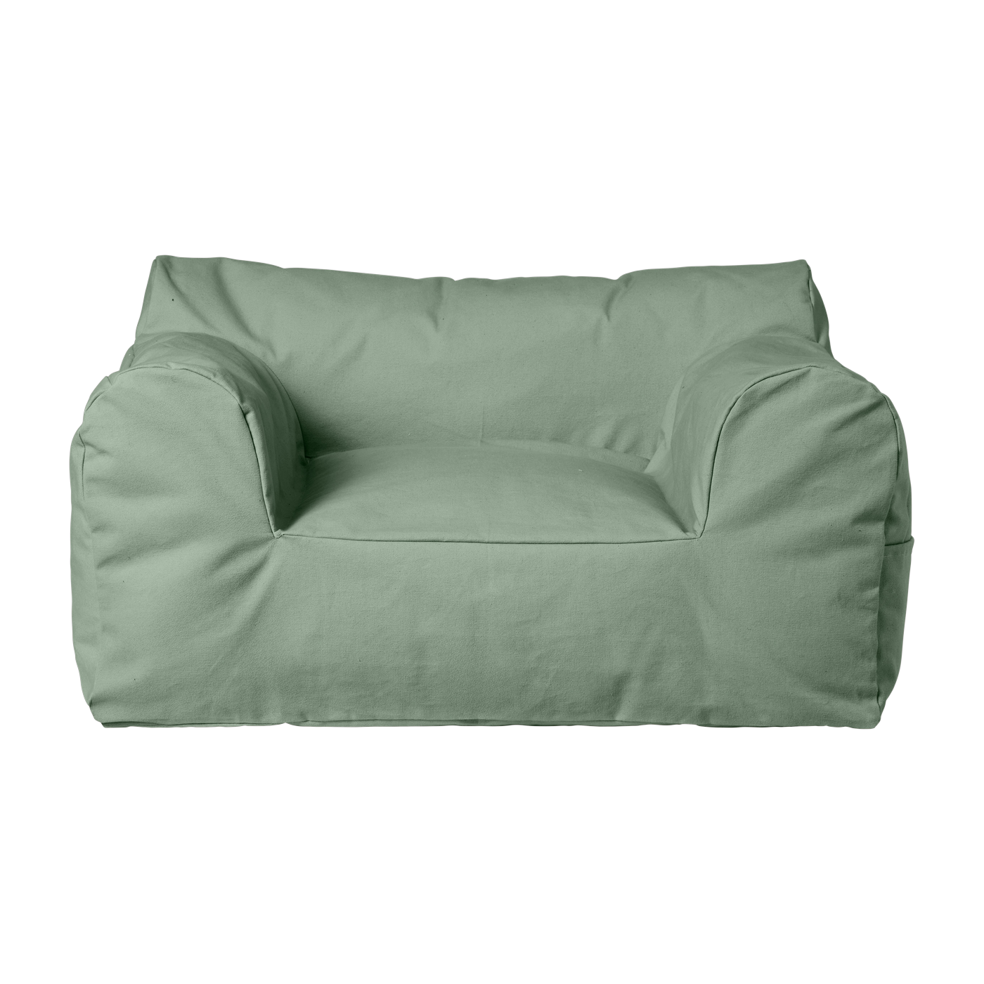Green organic cotton armchair 80x48cm Billow - Ferm Living