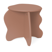 Hocker aus rosa Holz, 36 x 30 cm – Ferm Living