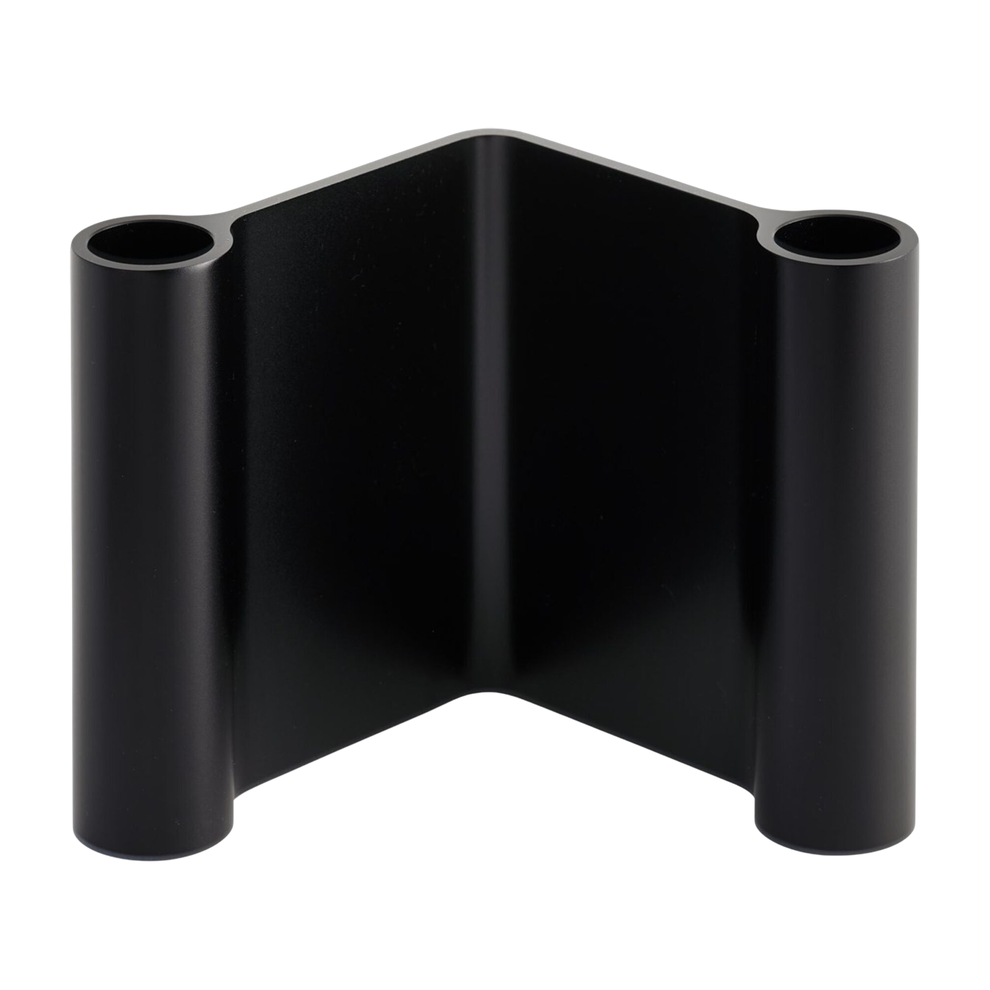 Bougeoir en aluminum noir 10x11cm Pair - Muuto