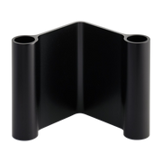 Portavelas de aluminio negro 10 x 11 cm Pair - Muuto