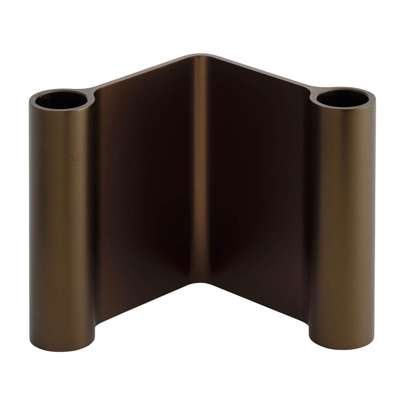 Bougeoir en aluminum marron 10x11cm Pair - Muuto