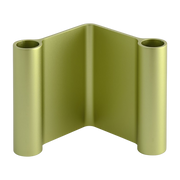 Bougeoir en aluminum vert 10x11cm Pair - Muuto