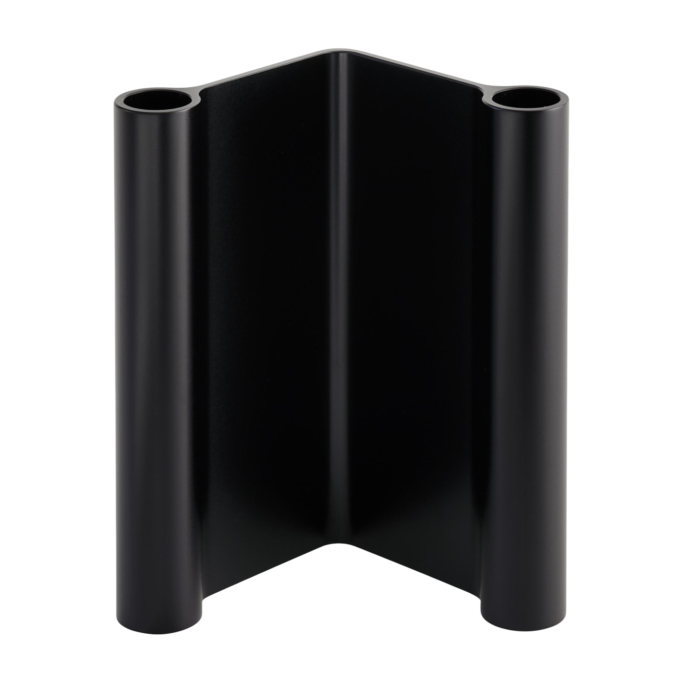 Bougeoir en aluminum noir 10x18cm Pair - Muuto