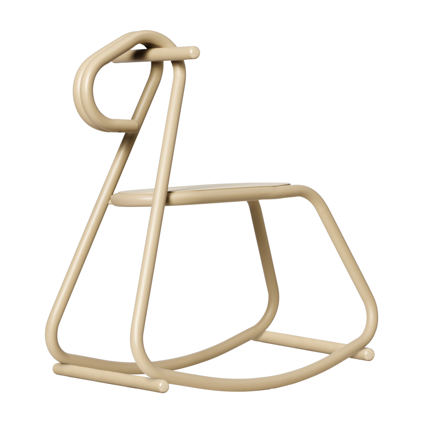 Beiges Schaukelpferd aus Stahl 47 x 26 x 53 cm Lussi – Ferm Living