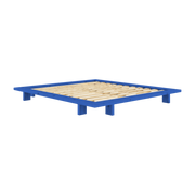 Vivid blue pine wood bed base 180 x 200 cm Japan - Karup Design