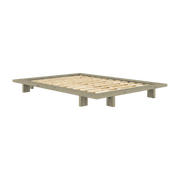 Sage green pine wood bed base 180x200 cm Japan - Karup Design