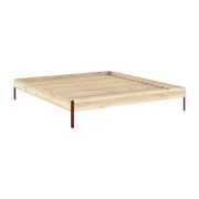 Rete in acciaio terra red e pino grezzo 180x200cm Core - Karup Design
