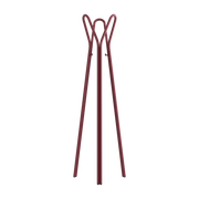 Perchero de acero rojo burdeos 56 x 169 cm Charles - Metallbude