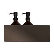 Shea brown aluminum shower shelf 30cm - Metallbude