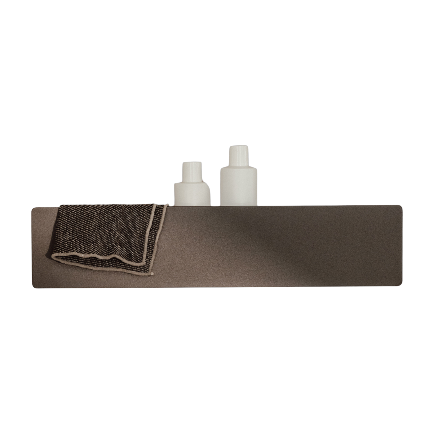 savons -Regal aus braunem Aluminium, 50 cm, Shea – Metallbude