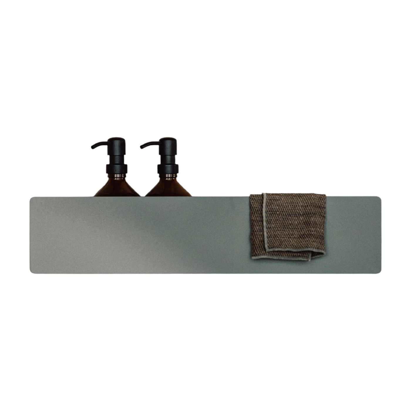 savons -Regal aus grünem Aluminium, 50 cm, Shea – Metallbude