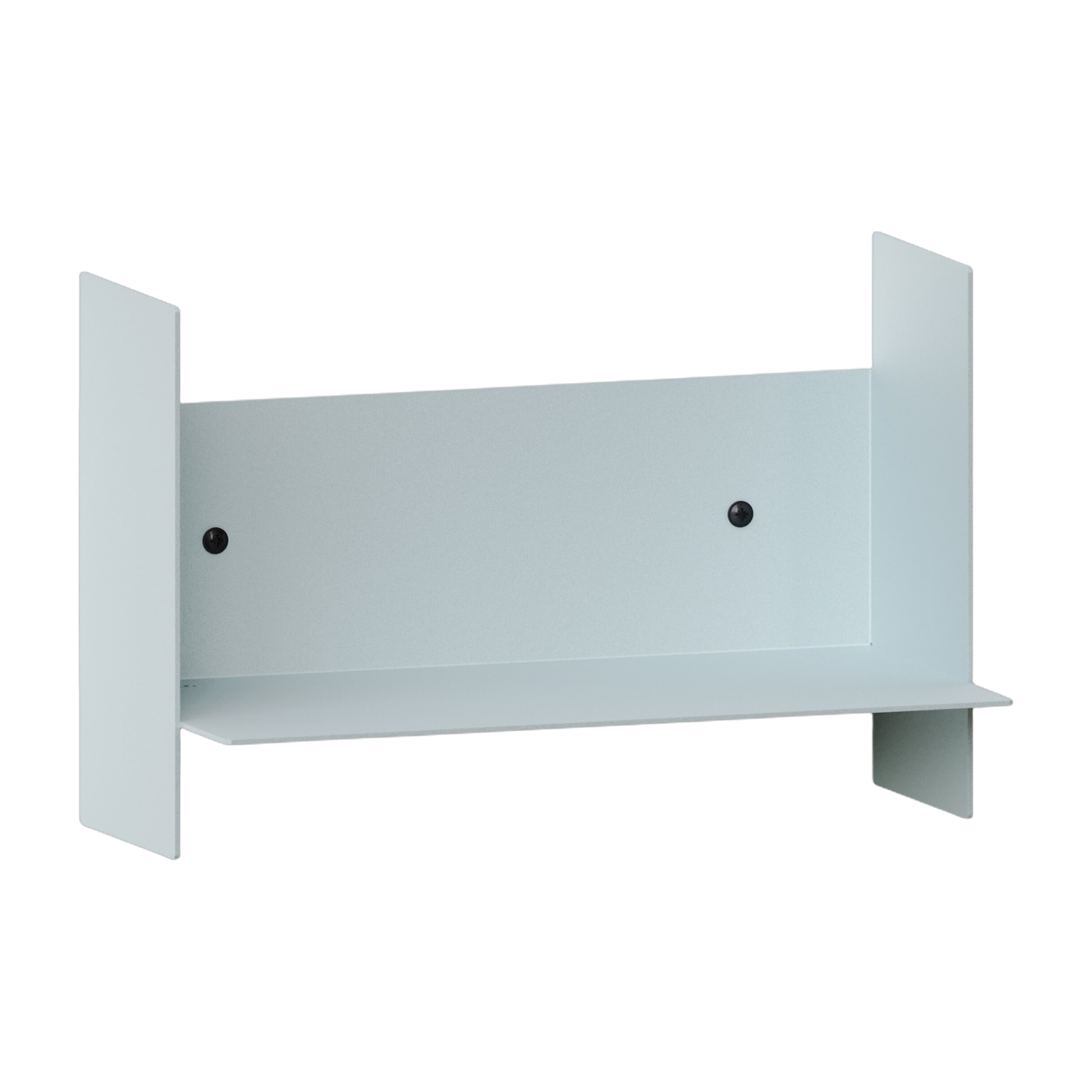 Etagère murale en acier bleu pale 30cm Pli - Tiptoe