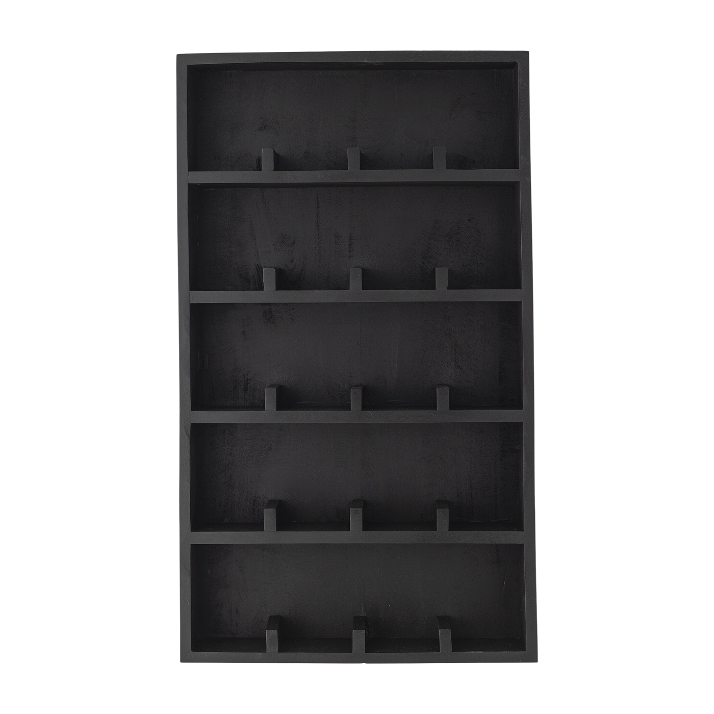 Tassenregal aus schwarzem Mangoholz 48, 5 x 11, 5 x 82, 5 cm – Bloomingville