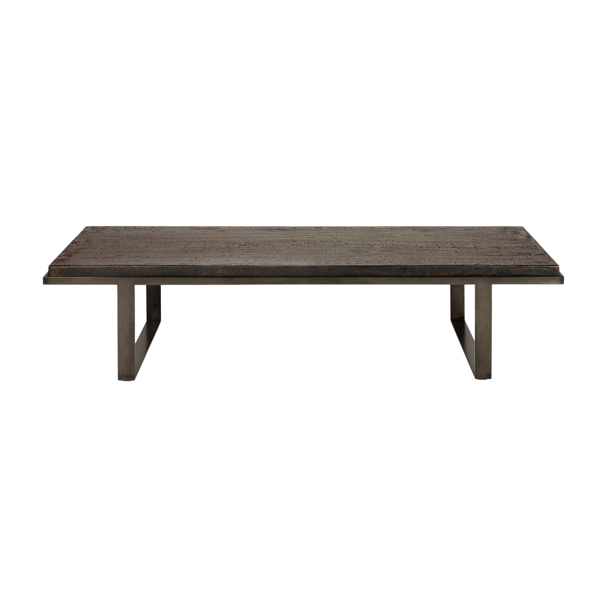 Table basse en minerals umber 150x60x35cm Stability - Ethnicraft