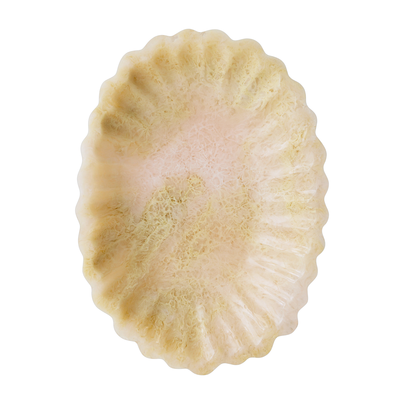 Piatto in poliresina giallo pallido 29x21, 5x3, 5 New classics - HKliving