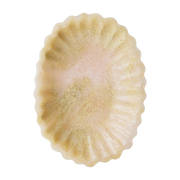 Pale yellow polyresin dish 29x21. 5x3. 5 New classics - HKliving