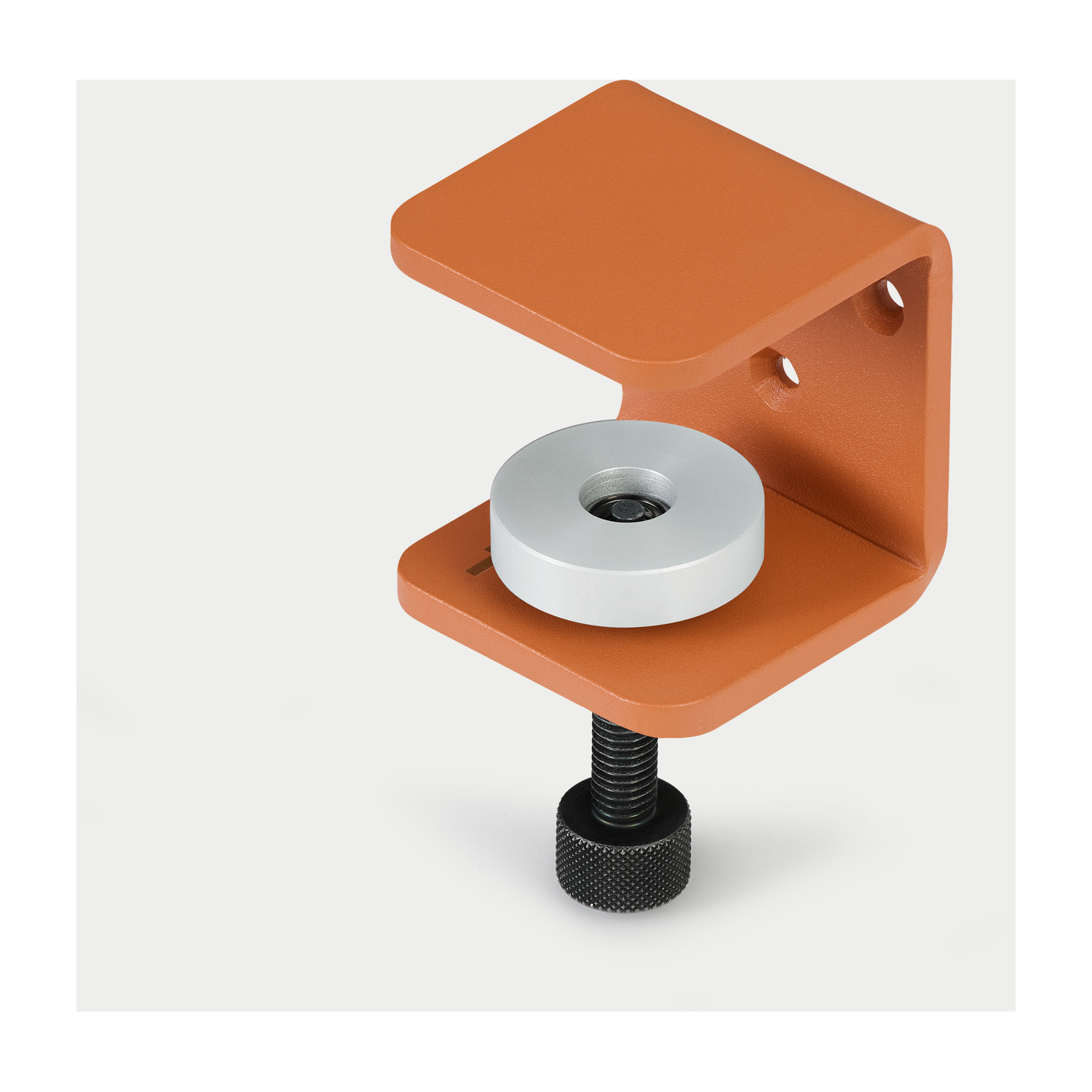 Wandhalter aus thermolackiertem Stahl Rot Tangerine 6x6,5cm Bracket - TIPTOE