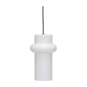 brillant, 15x25cm, frosted white opal glass pendant lamp - Hübsch