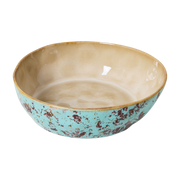 2 Blue stoneware pasta bowls 18. 7 x 18. 7 x 5. 2 cm 70s tableware - HKLiving