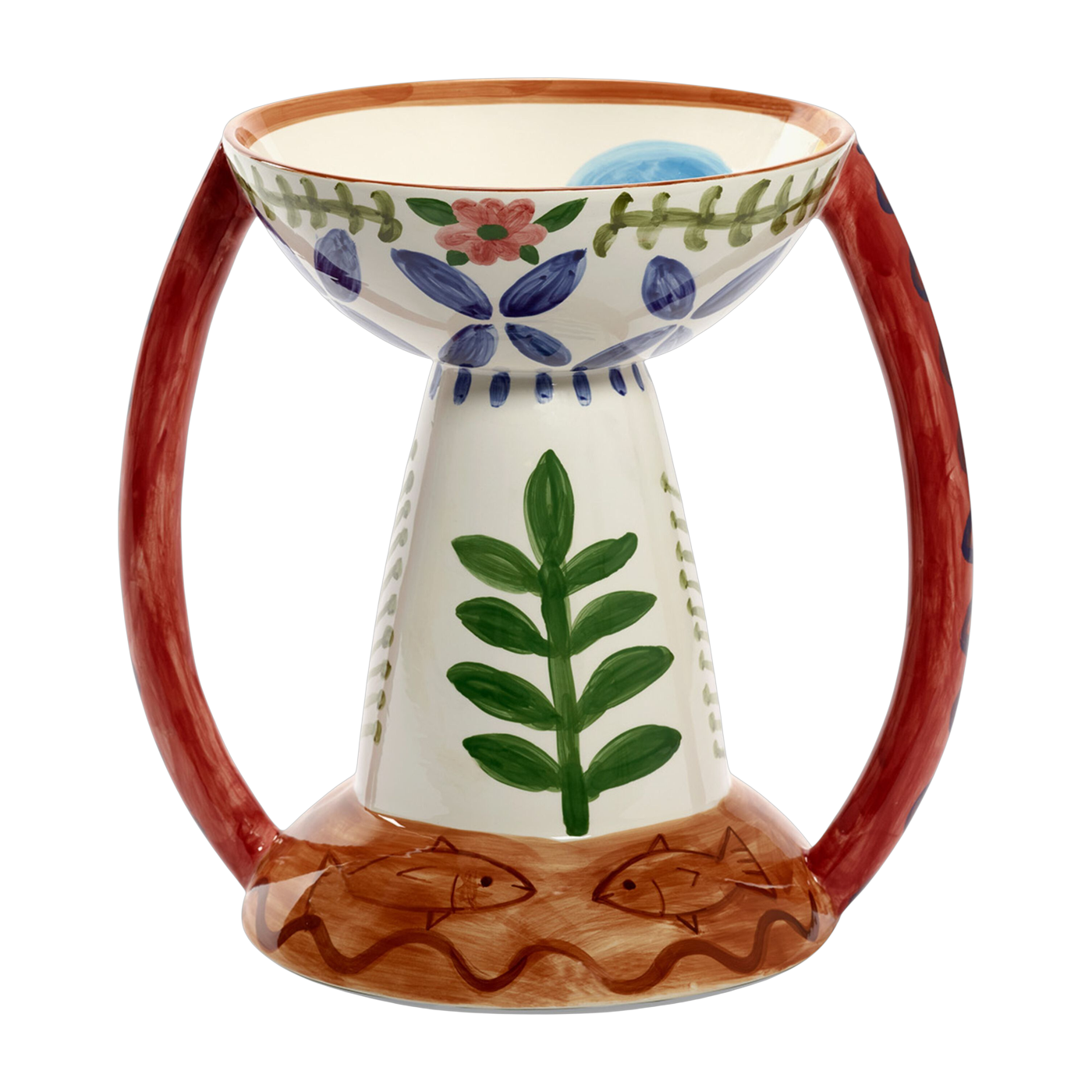 Vase aus Sandstein 43 x 43 x 41 cm Charapita Mix Santiago De Borja – Serax