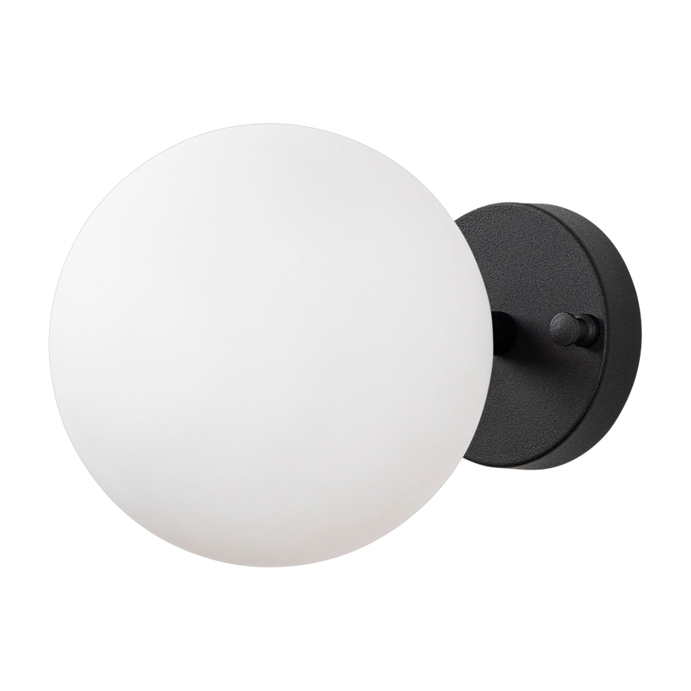 Lampe murale en acier noir 15x24cm Atmaca - Home Design